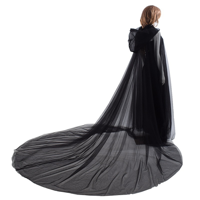 Capa com Capuz para Vestido de Noiva - Imagem 3